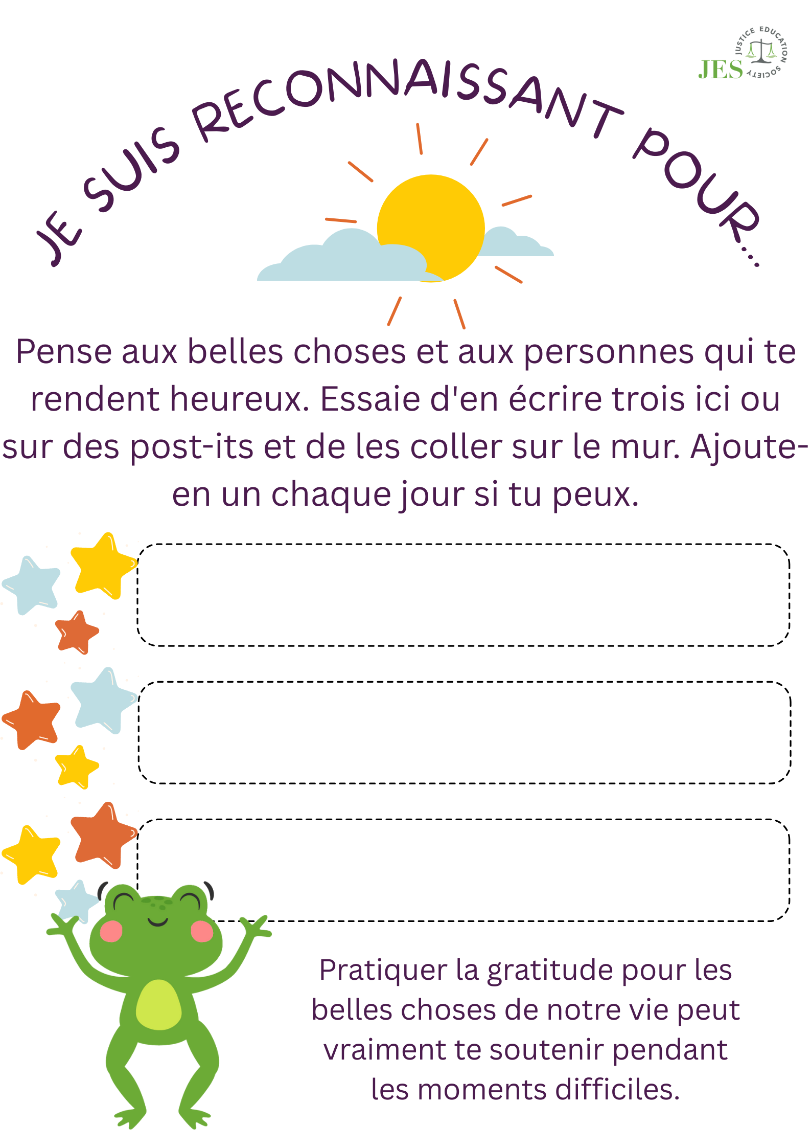 Pratiquer la gratitude