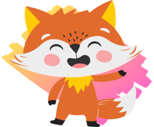 happy fox