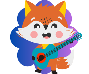 fox and guitar